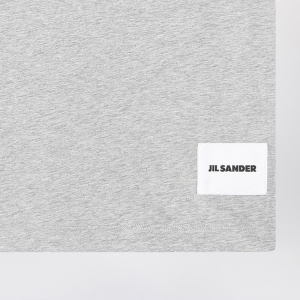 Jil Sander Set of three cotton T-shirts with logo patch - Img 2