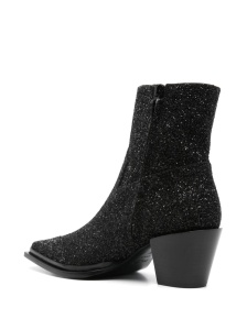Jimmy Choo Cece Ab Glitter Ankle Boots 60mm - Img 3