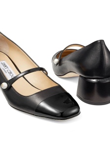 Jimmy Choo Elisa 45 Nappa and Patent Leather Pumps - Img 4