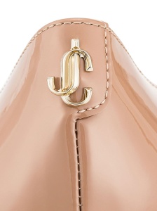 Jimmy Choo Love 65 Ballet-Patent-Leather Pumps with JC Emblem - Img 3