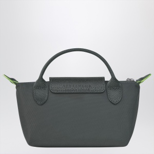 Longchamp Le Pliage Green Graphite coloured clutch bag - Img 2