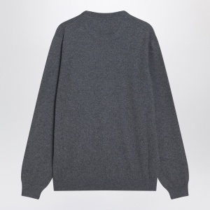 Loro Piana Grey mélange cashmere sweater - Img 2