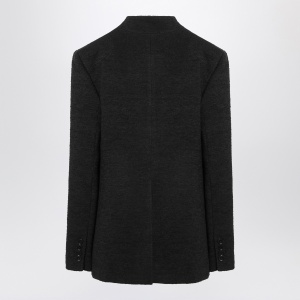 LouLou De Saison Black single-breasted bouclé jacket - Img 2