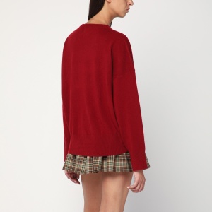 LouLou De Saison Burgundy cashmere sweater - Img 2