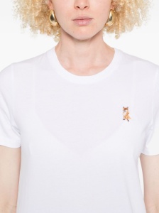 Maison Kitsuné MAISON KITSUNE' T-shirts and Polos White - Img 4