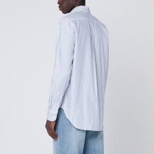 Maison Kitsuné White striped button-down shirt - Img 2