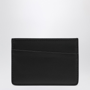Maison Margiela Black leather cardholder with logo - Img 2