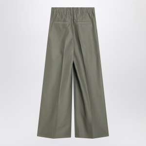Maison Margiela Khaki wide-leg trousers - Img 2