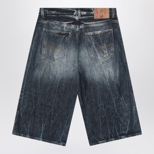 Martine Rose Bermuda in denim Blu Acid - Img 2