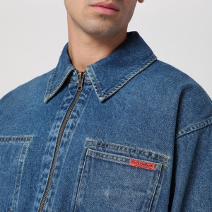 Martine Rose Reversible denim zip jacket - Img 2