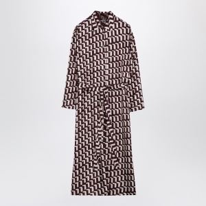 MAX MARA TIMELESS Bordeaux reversible chemise dress
