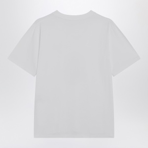 MM6 Maison Margiela White T-shirt with Numeric patch - Img 2