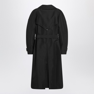 Moncler X Edward Enninful Black double-breasted trench coat with belt - Img 2