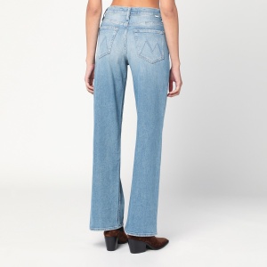 Mother Light blue The Spinner Zip Sneak jeans - Img 2