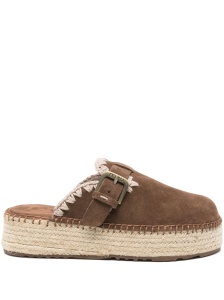 Mou Sandals Leather Brown