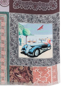 Pierre Louis Mascia Lago di Como silk printed scarf - Img 2
