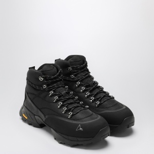 ROA Black lace-up boot