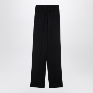 Saint Laurent Black wool wide trousers - Img 2
