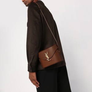 Saint Laurent Monogram small brick-coloured shoulder bag - Img 2