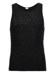 Saint Laurent ribbed tank top