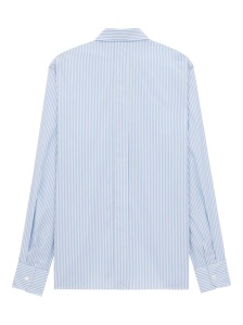 Saint Laurent striped oxford cotton shirt - Img 2