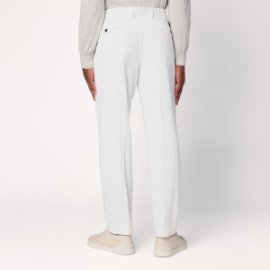 Santaniello White corduroy trousers - Img 2