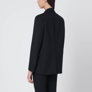 THE ANDAMANE Black Guia single-breasted jacket - Img 2