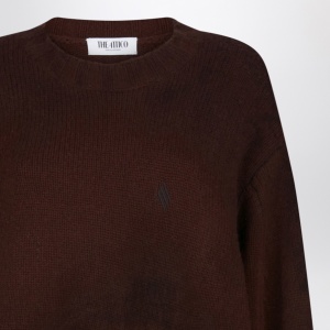 The Attico Brown wool and cashmere sweater - Img 2
