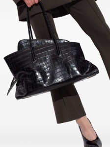 The Attico crocodile-effect tote bag - Img 3