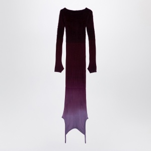 The Attico Purple/burgundy convertible dress in nylon blend - Img 2