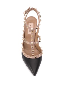 Valentino Garavani 105mm Rockstud leather pumps - Img 2