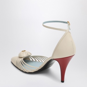 Valentino Garavani Décolleté VG Sandal Royal ivory - Img 2