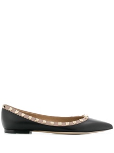 Valentino Garavani Rockstud-embellished ballerina shoes