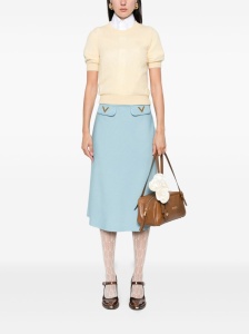 Valentino V-detail A-line midi skirt - Img 3