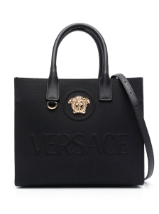 Versace Small La Medusa canvas tote bag
