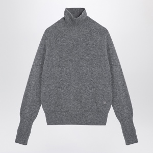 Victoria Beckham Grey wool turtleneck sweater
