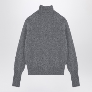 Victoria Beckham Grey wool turtleneck sweater - Img 2