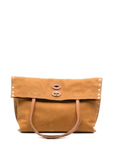 Zanellato studded foldover tote bag - Img 1