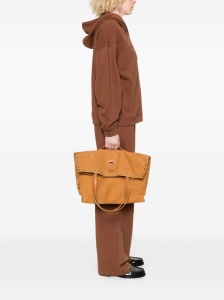 Zanellato studded foldover tote bag - Img 3