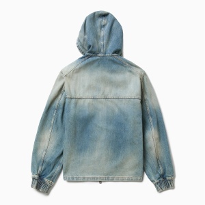 1989 STUDIO Blue denim zip hoodie - Img 2