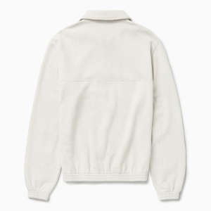 1989 STUDIO JP half zip sweatshirt Light Cream - Img 2