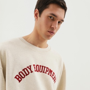 1989 STUDIO White Body Equipment crew neck sweatshirt - Img 2