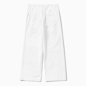 1989 STUDIO White striped boxy pants - Img 2