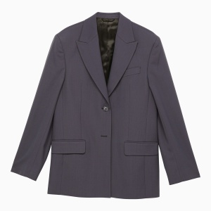 Acne Studios Blue single-breasted jacket in wool blend