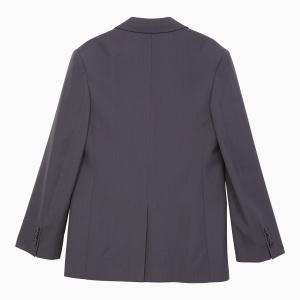 Acne Studios Blue single-breasted jacket in wool blend - Img 2