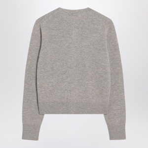 Acne Studios Grey melange yak wool cardigan - Img 2