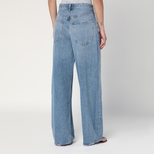 AGOLDE Wide blue Vana Fold jeans with washed effect - Img 2