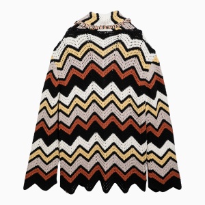 Alanui Cardigan in crochet zig zag multicolore - Img 2