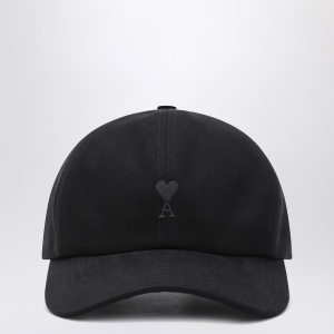 Ami Paris Ami De Coeur black baseball cap