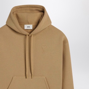 Ami Paris Camel Ami De Coeur hoodie - Img 2